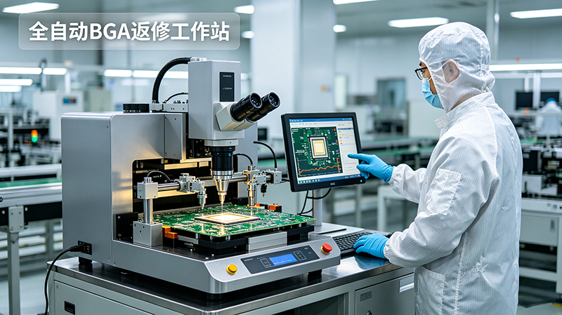 全自动光学bga返修台工作站